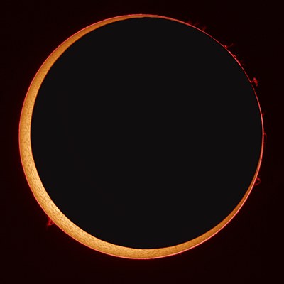 Ringförmige Sonnenfinsternis am 3. Oktober 2005
