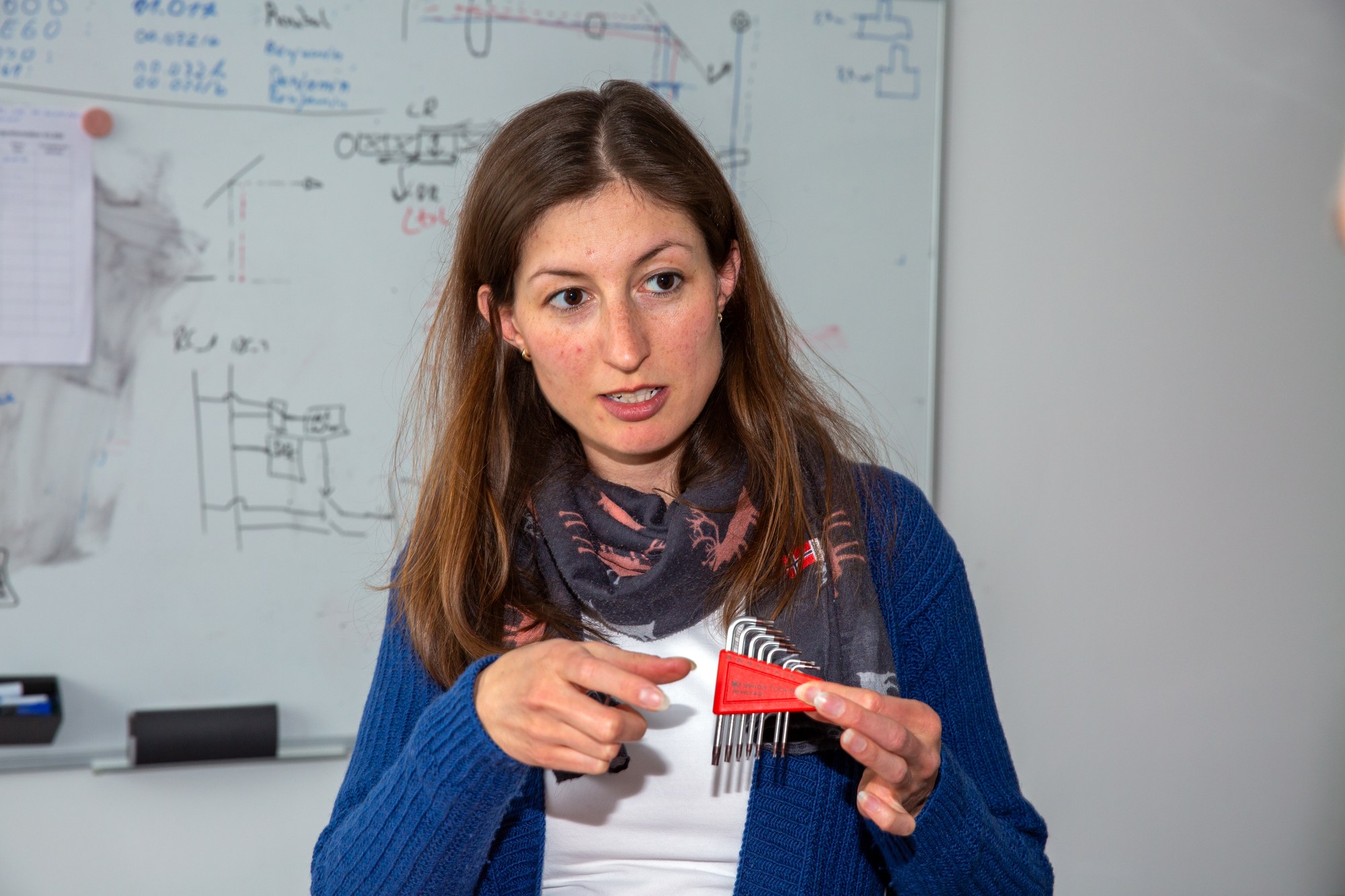 Marie-Theres Hahn vom DLR-Institut für Kommunikation und Navigation