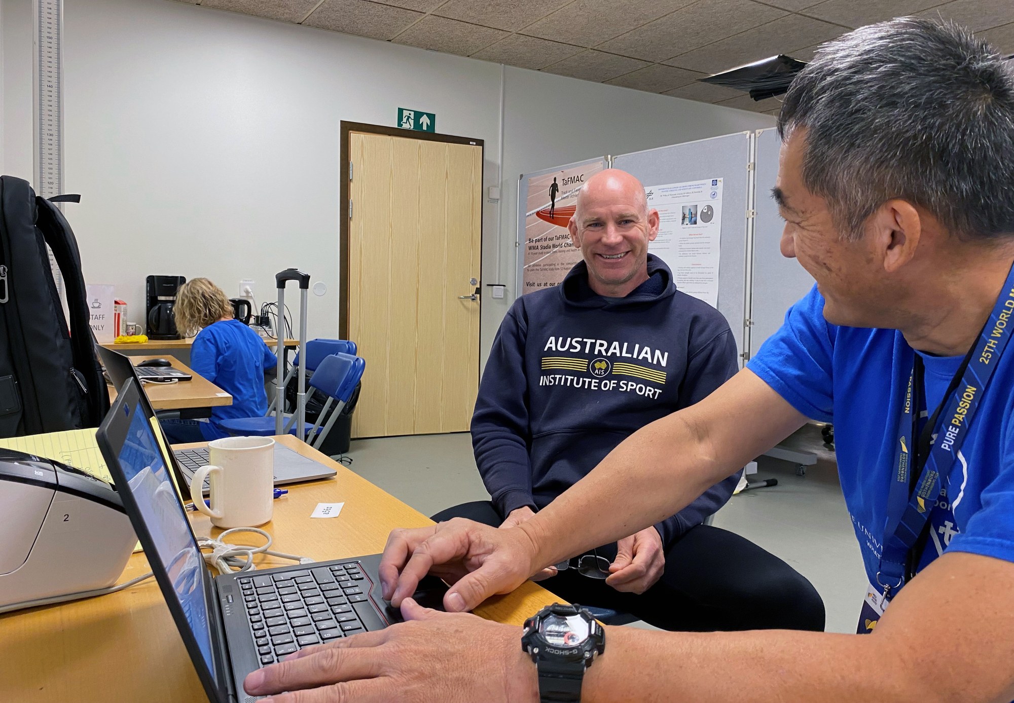 Check-in für die TaFMAC-Studie