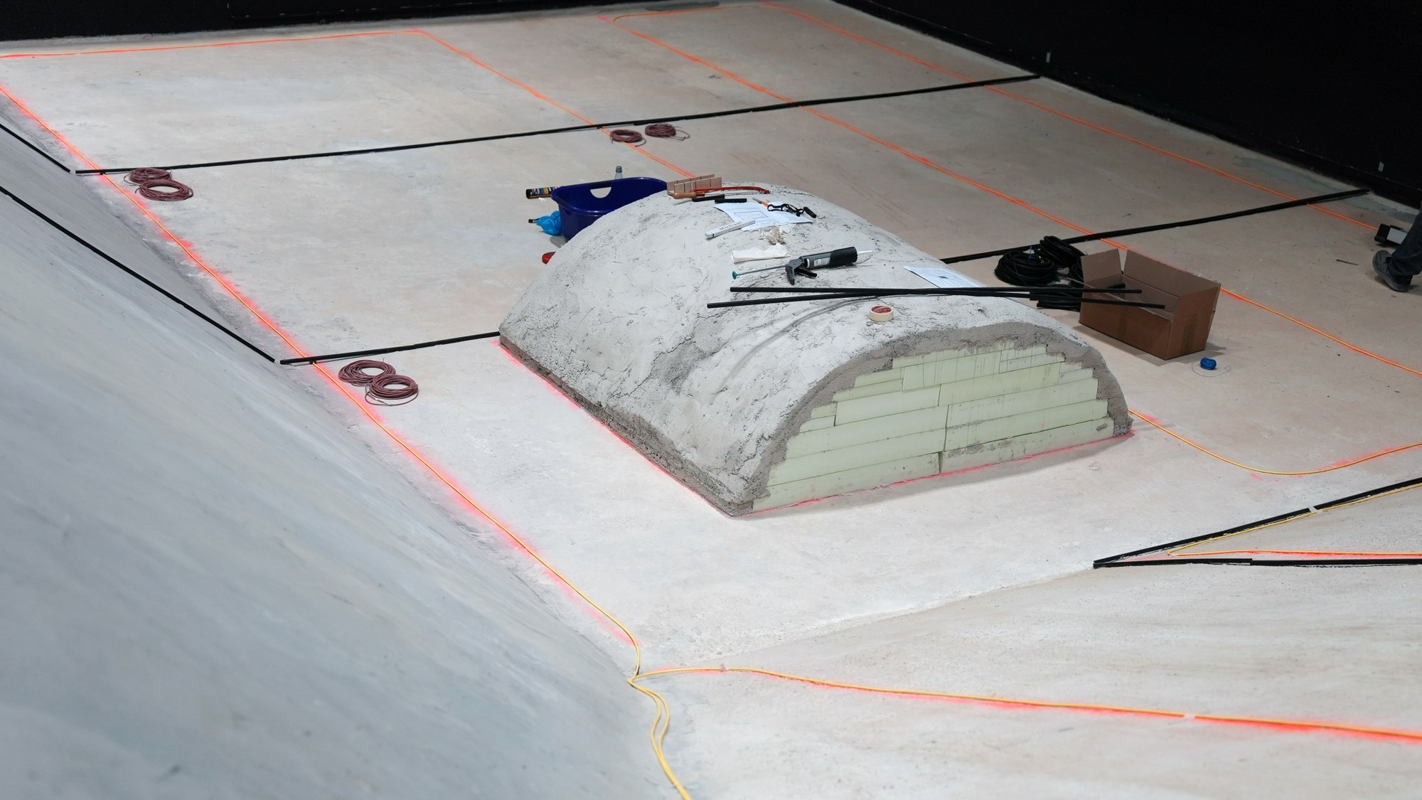 Der neue Lavatunnel in der Deep Floor Area