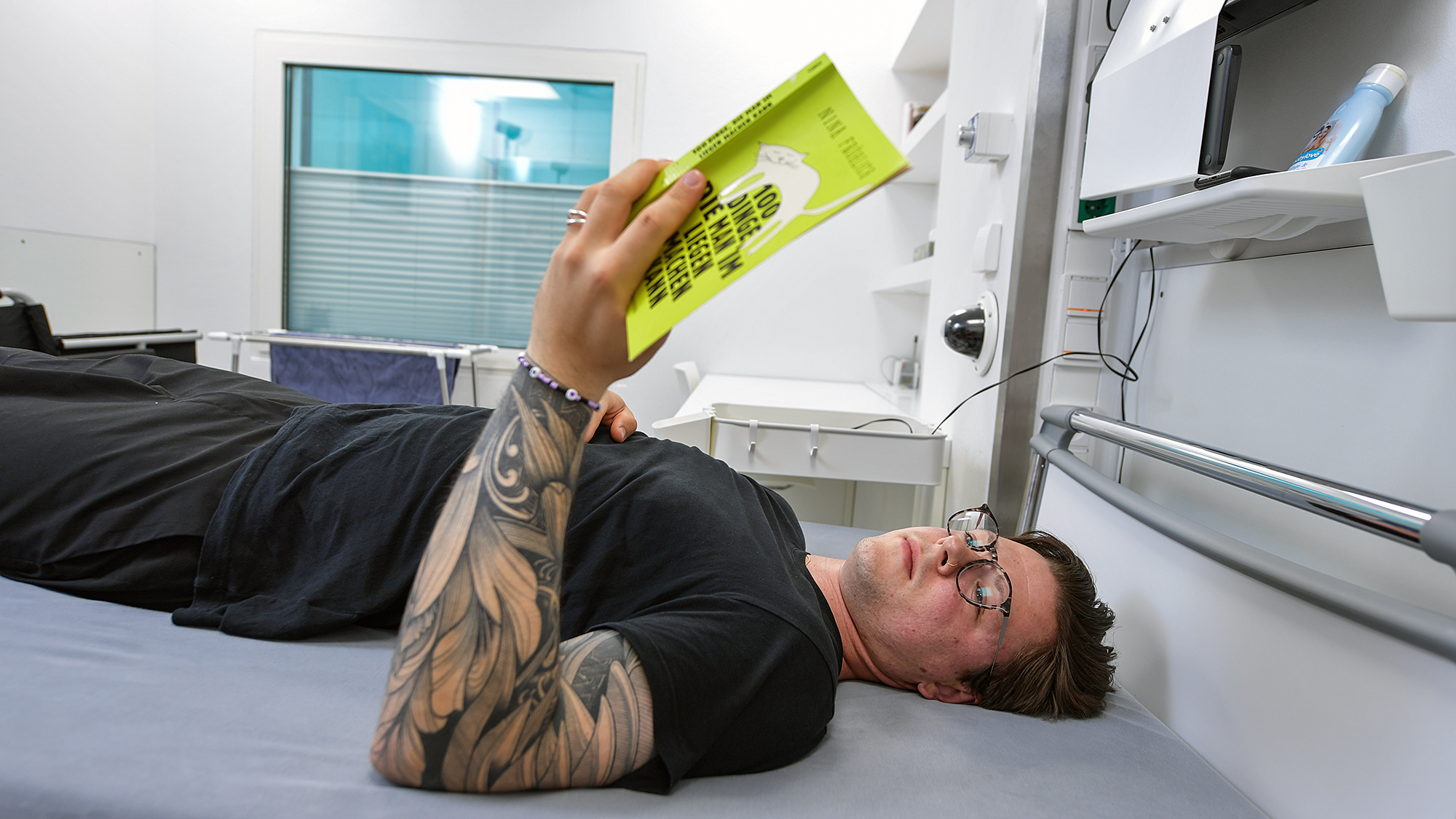 Freizeitbeschäftigung während der Bettruhestudie