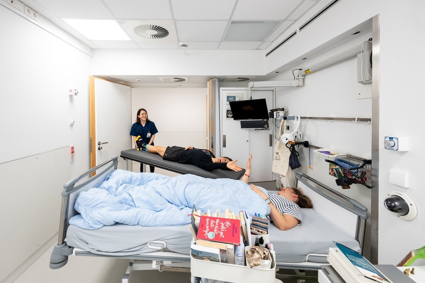 Transport der Probandinnen und Probanden