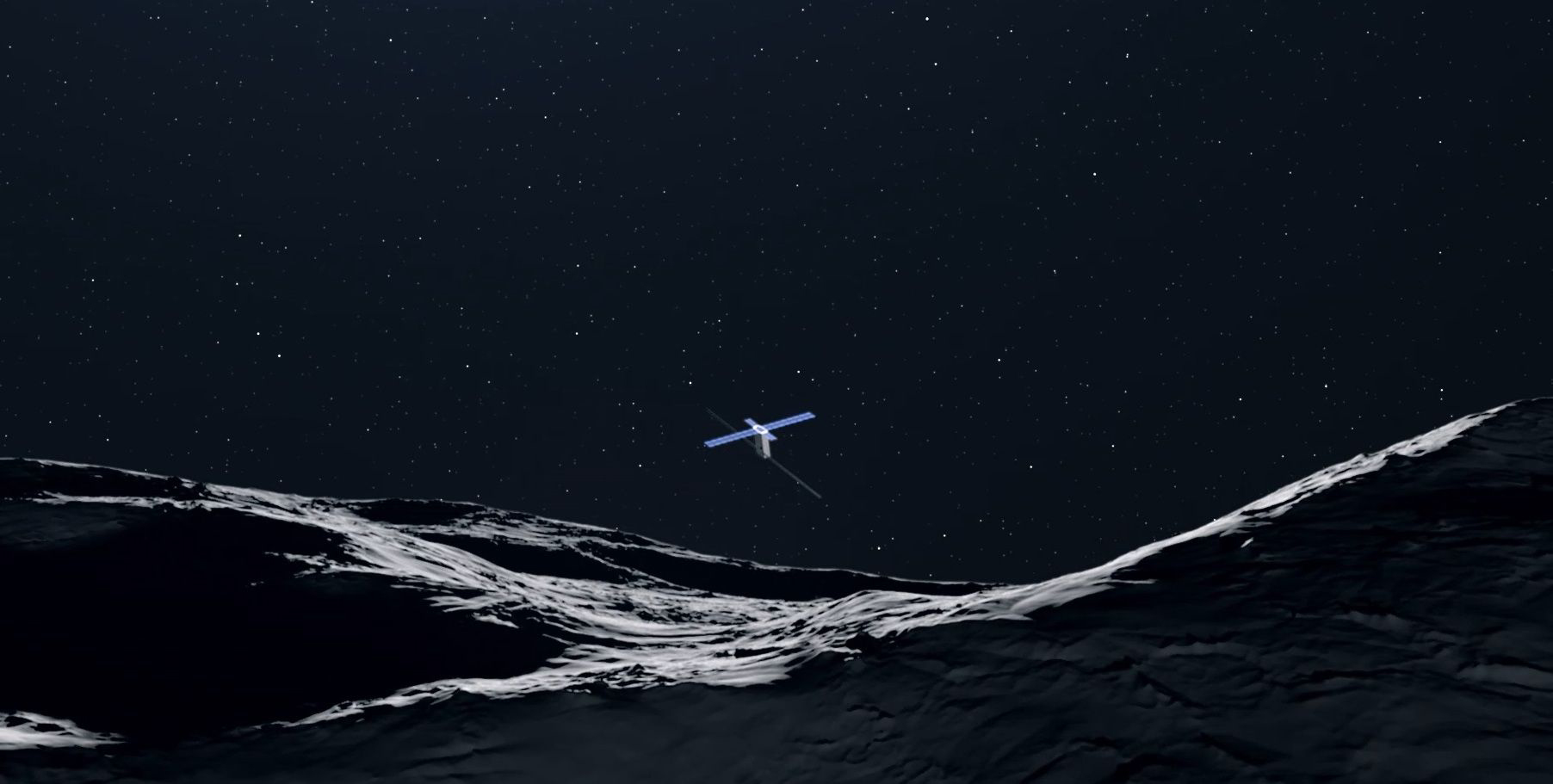 Landung von Juventas auf Asteroidenmond Dimorphos