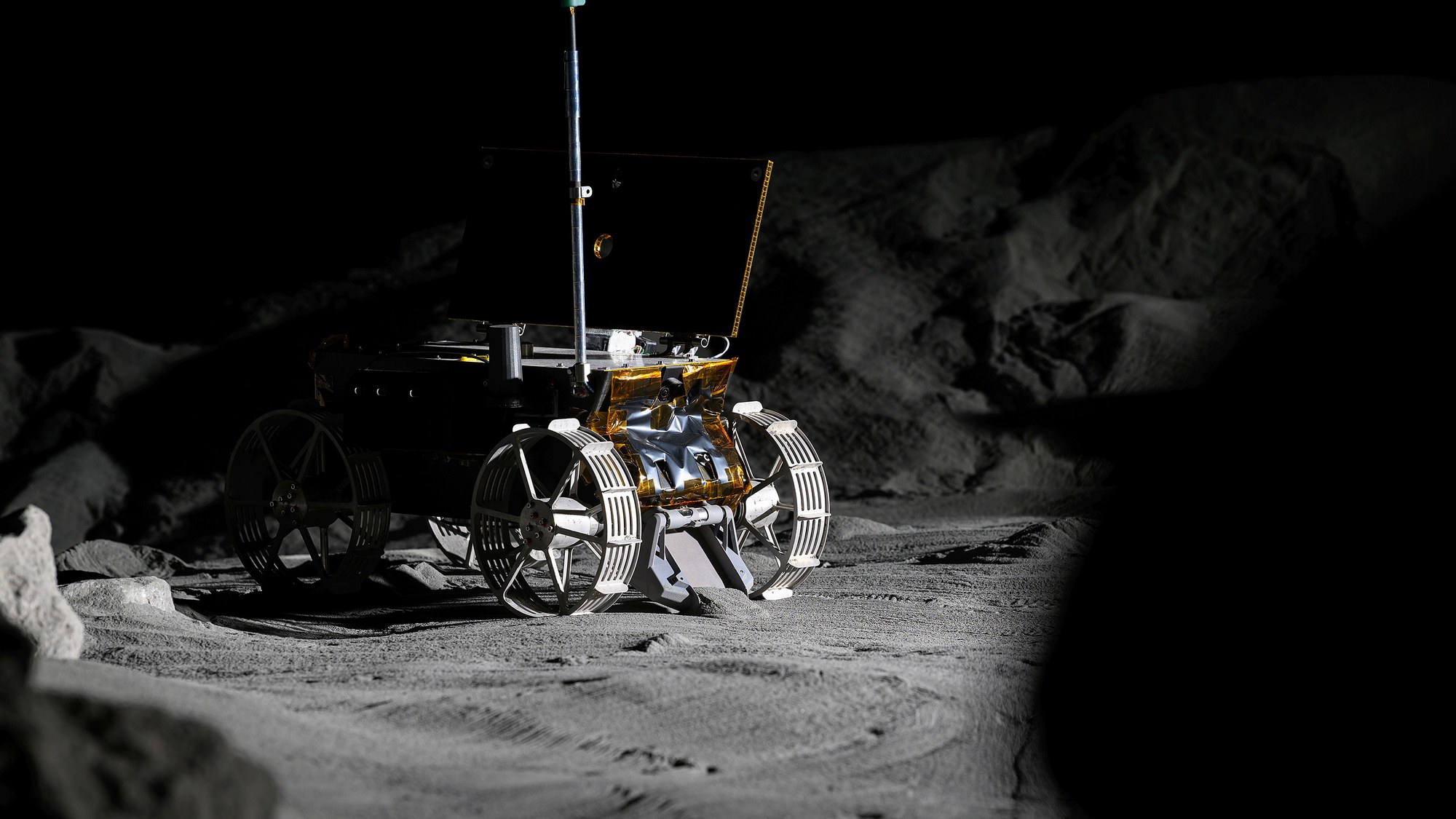 Erprobung der Schaufel