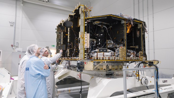 Inspektion des Servicemoduls