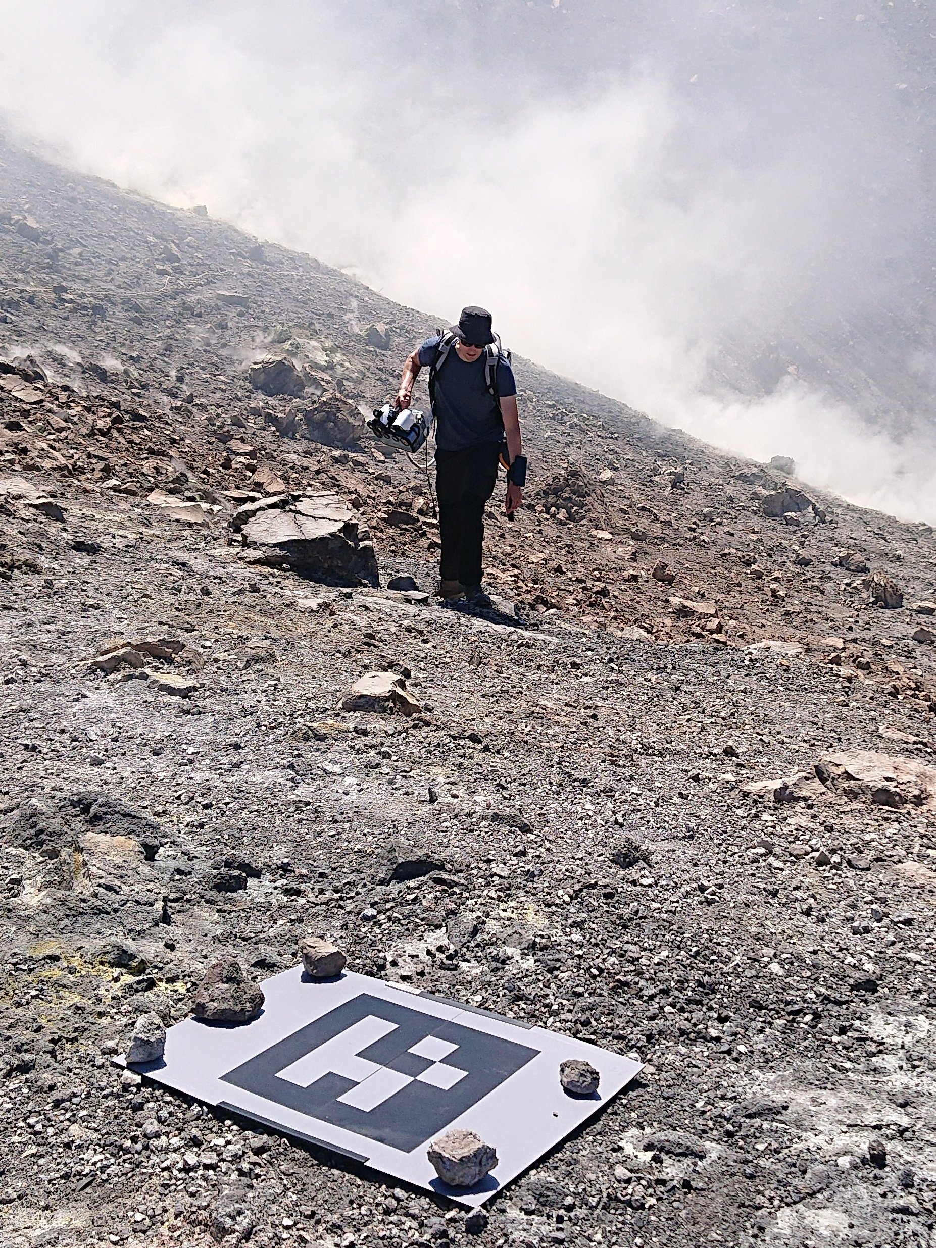 Markierung zur Kombination der Luftbilder von MACS mit den Aufnahmen von IPS