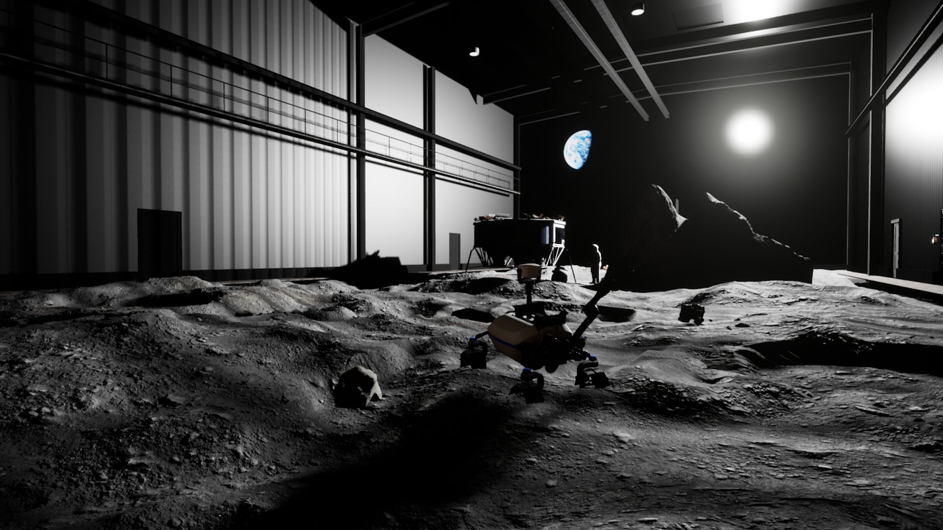 Ein Blick ins Innere der LUNA Halle