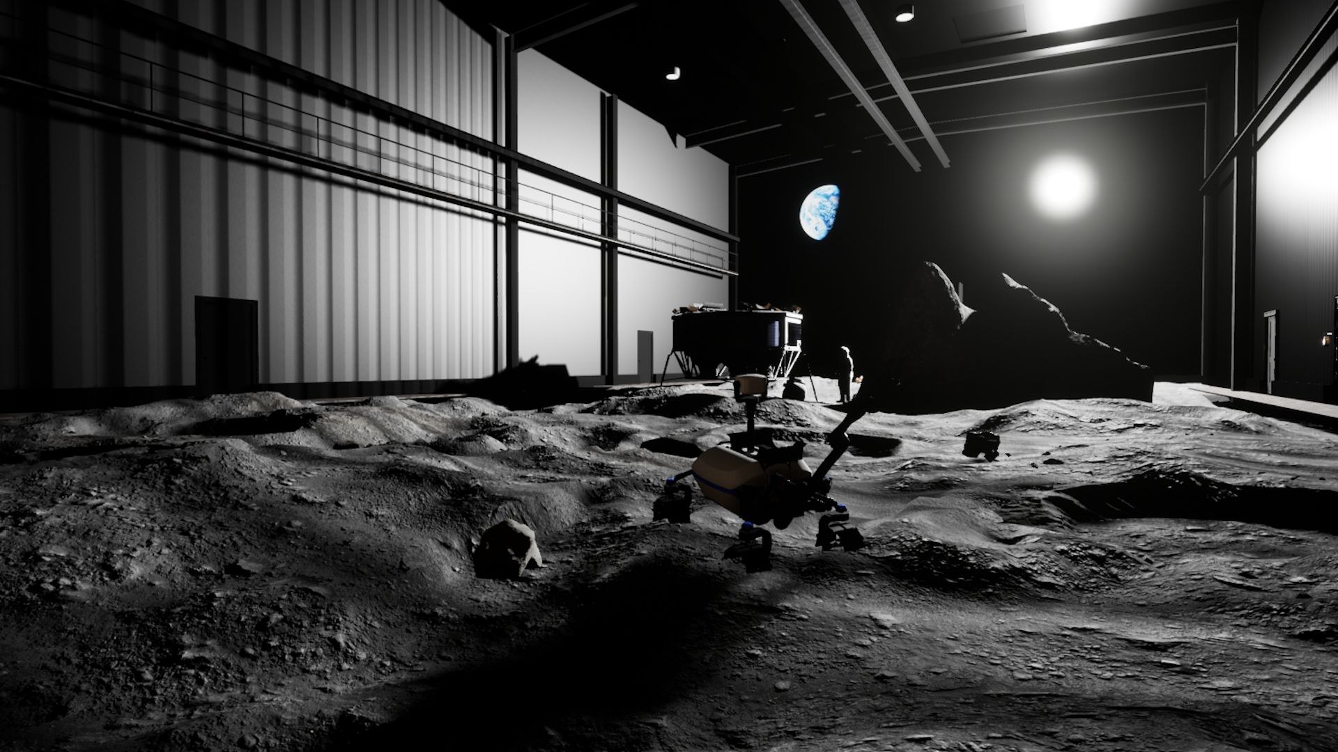 Ein Blick ins Innere der LUNA Halle