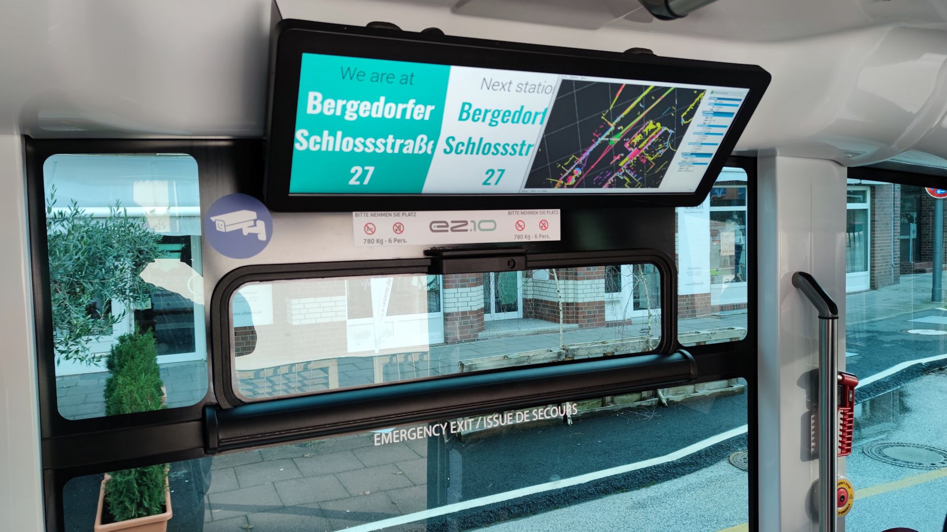 Die engen Straßen des Hamburger Viertels waren herausfordernd für die Mini-Busse