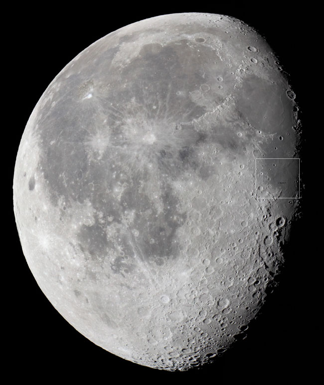 Blick auf den Mond