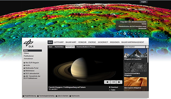 Multimedia im DLR-Webportal