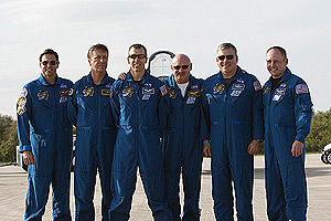 Die Crew der STS-134-Mission