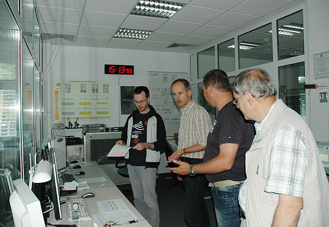 Während des Empfangs der ersten Bilddaten