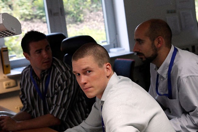 Arbeit an der Konsole