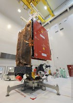 Die Nutzlast wird vorbereitet