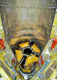 Einbau der Satelliten