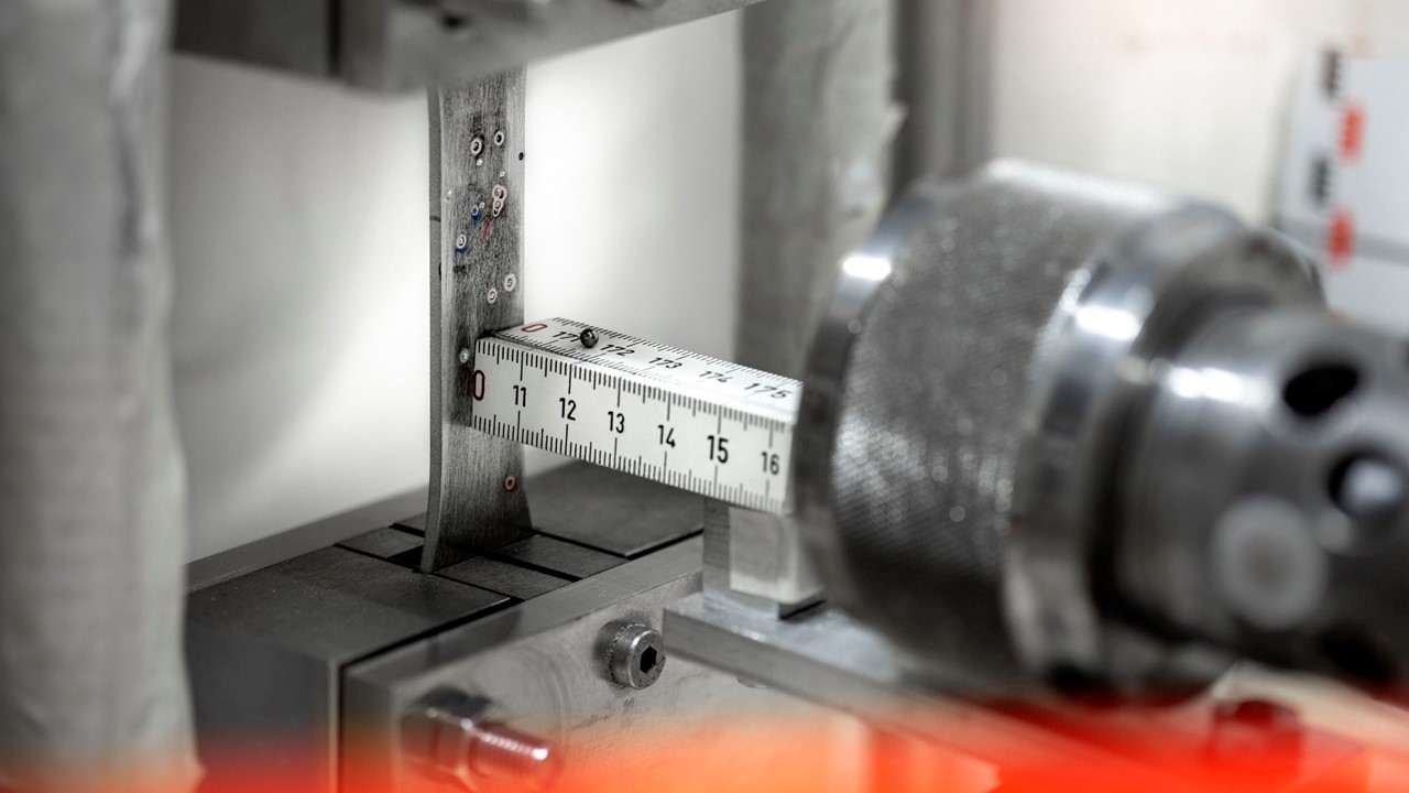 Teil der Beschussanlage