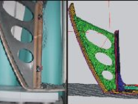 Crash-Test und Simulation des Rumpfspantes