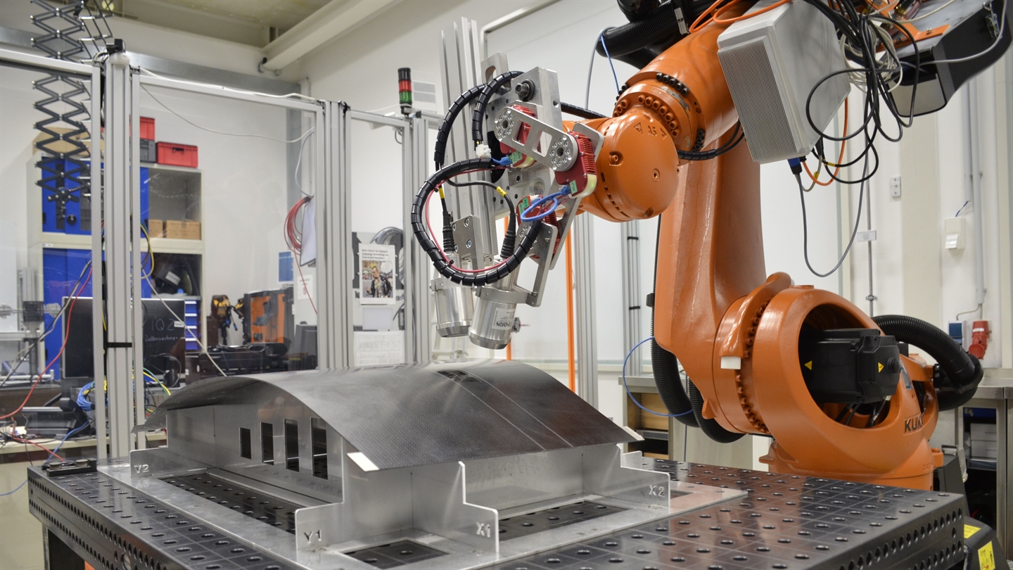 Adaptiver Endeffektor für Lamb-Wave-Anregung