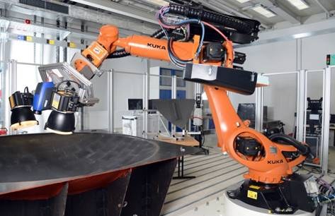 Optische Lockin Thermographie an einer Druckkalotte