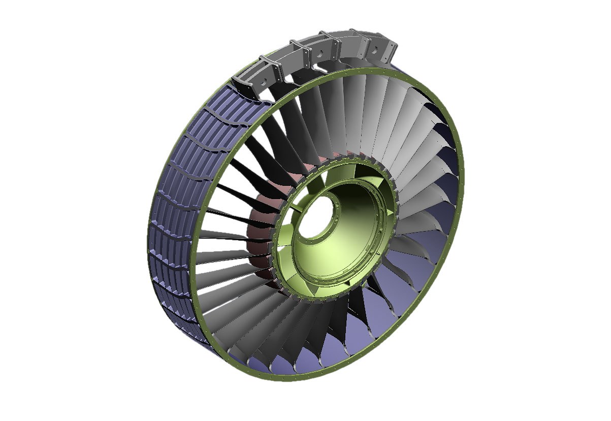 Modell eines Leitgitters