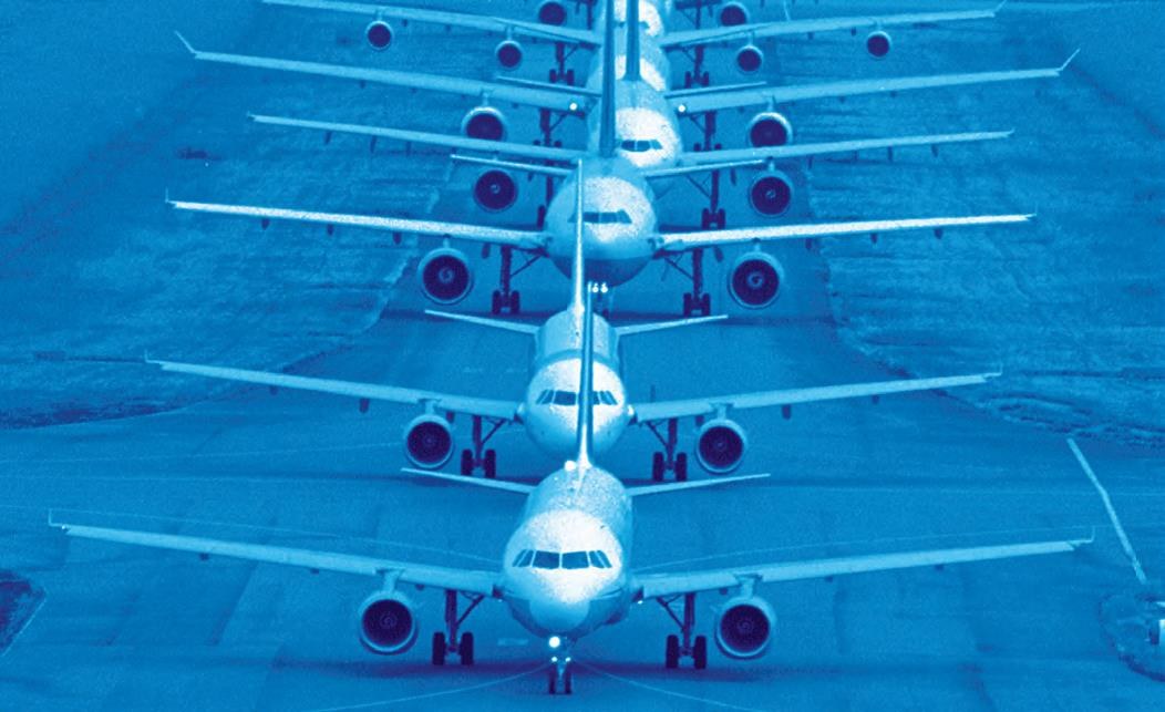Flug­zeu­ge am Flug­ha­fen Frank­furt am Main