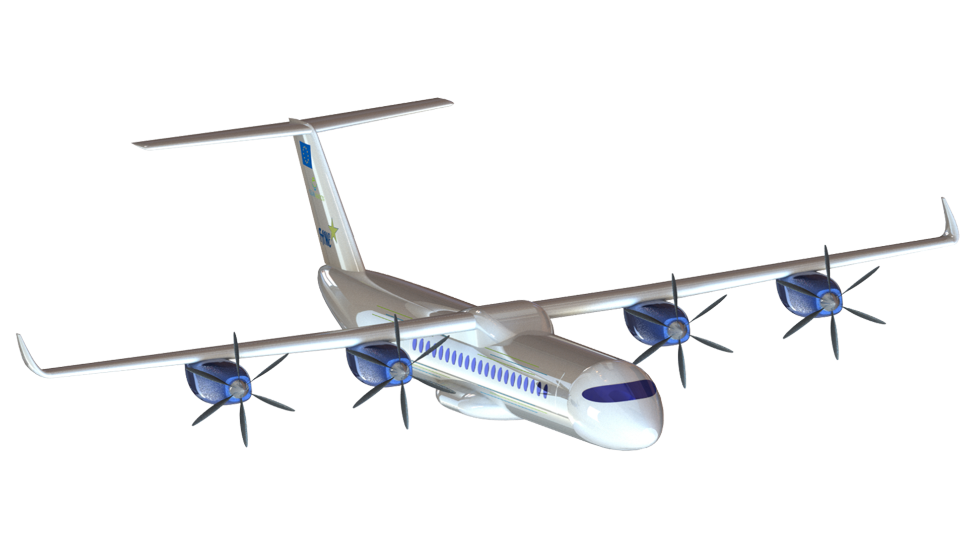 Flugzeuggrafik vom Projekt FAME