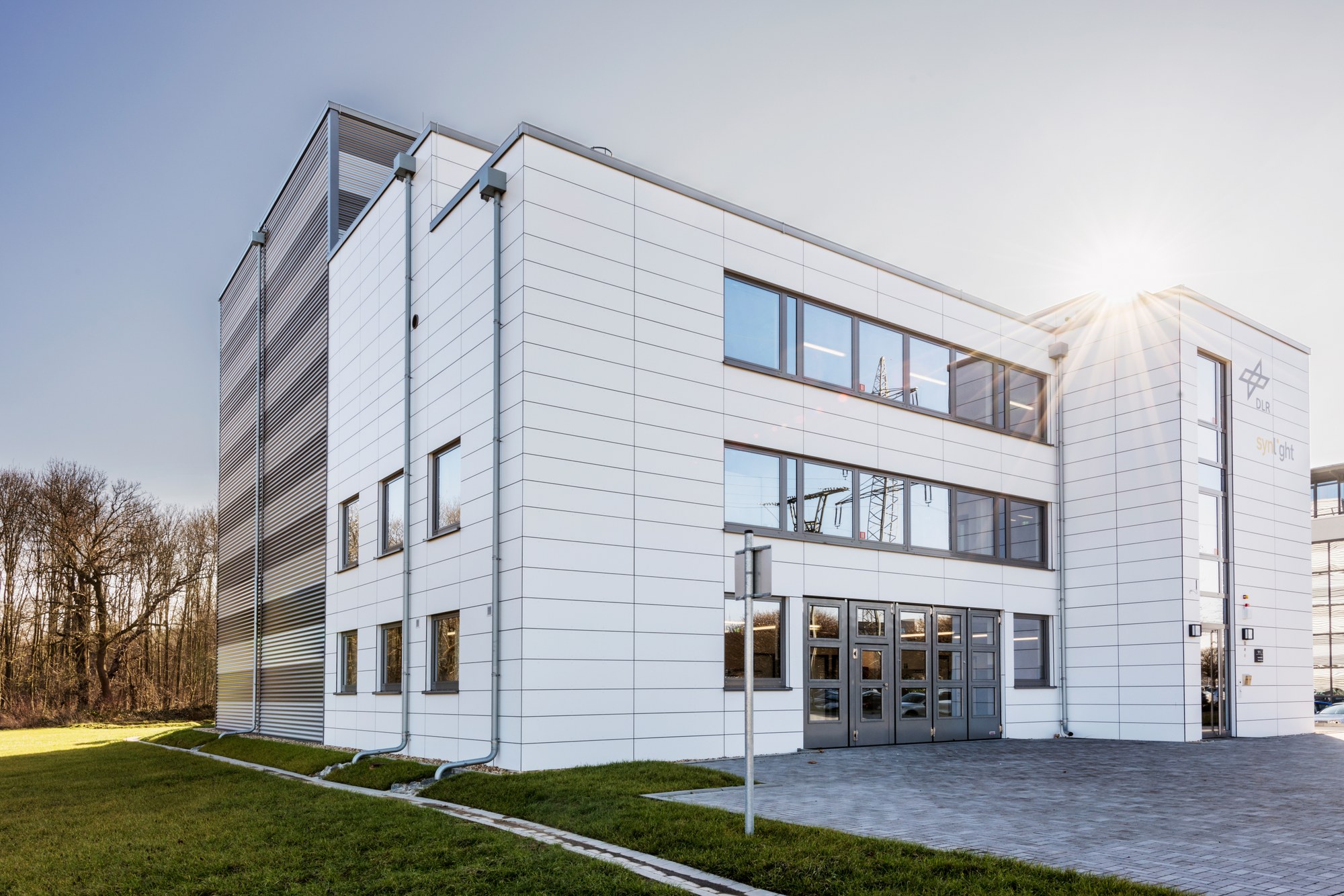 Außenansicht des Synlight-Gebäudes
