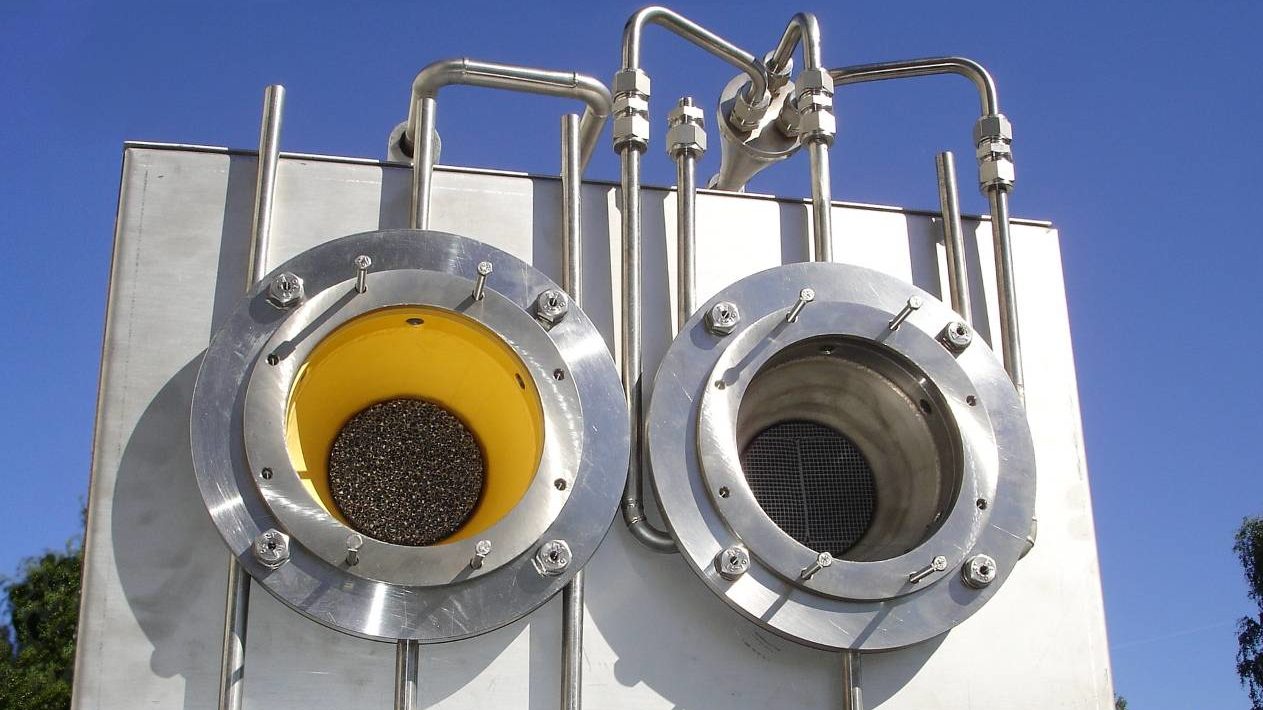 Zwei-Kammer-Reaktor zur solaren Schwefelsäurespaltung