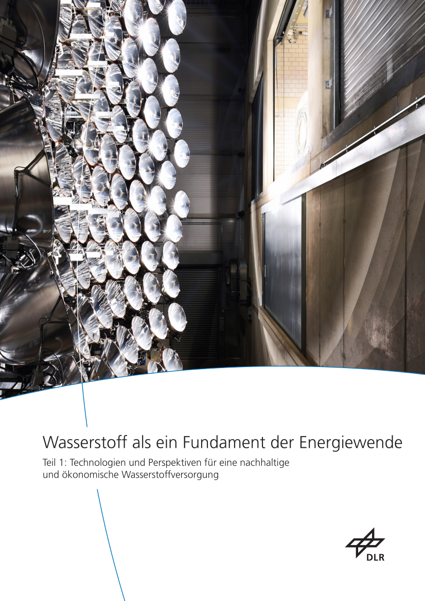 Das Front-Cover der DLR-Studie: Wasserstoff als ein Fundament der Energiewende - Teil 1