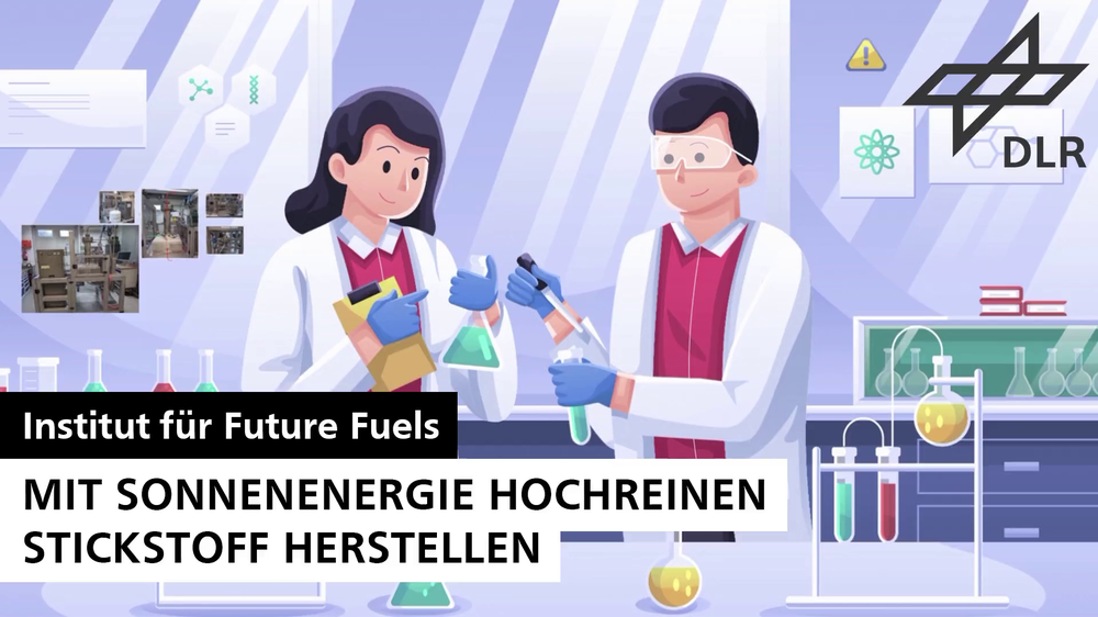 Video: DLR-Projekt SESAM – mit Sonnenenergie hochreinen Stickstoff herstellen