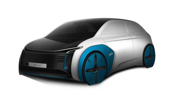 Frontansicht Urban Modular Vehicle (UMV)