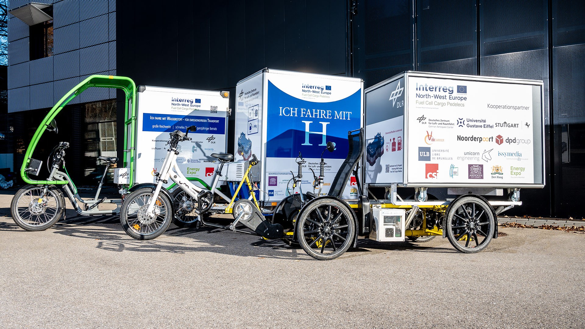 Lastenräder mit Brennstoffzellen-Antrieb