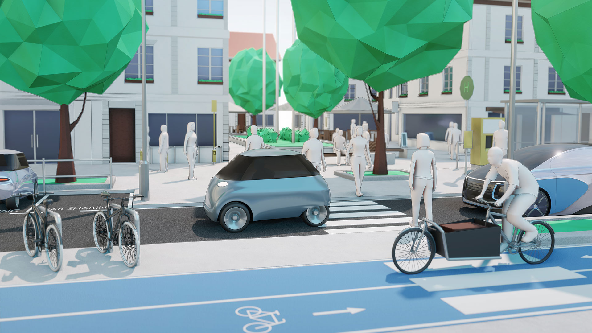 Modellierung einer Verkehrssituation