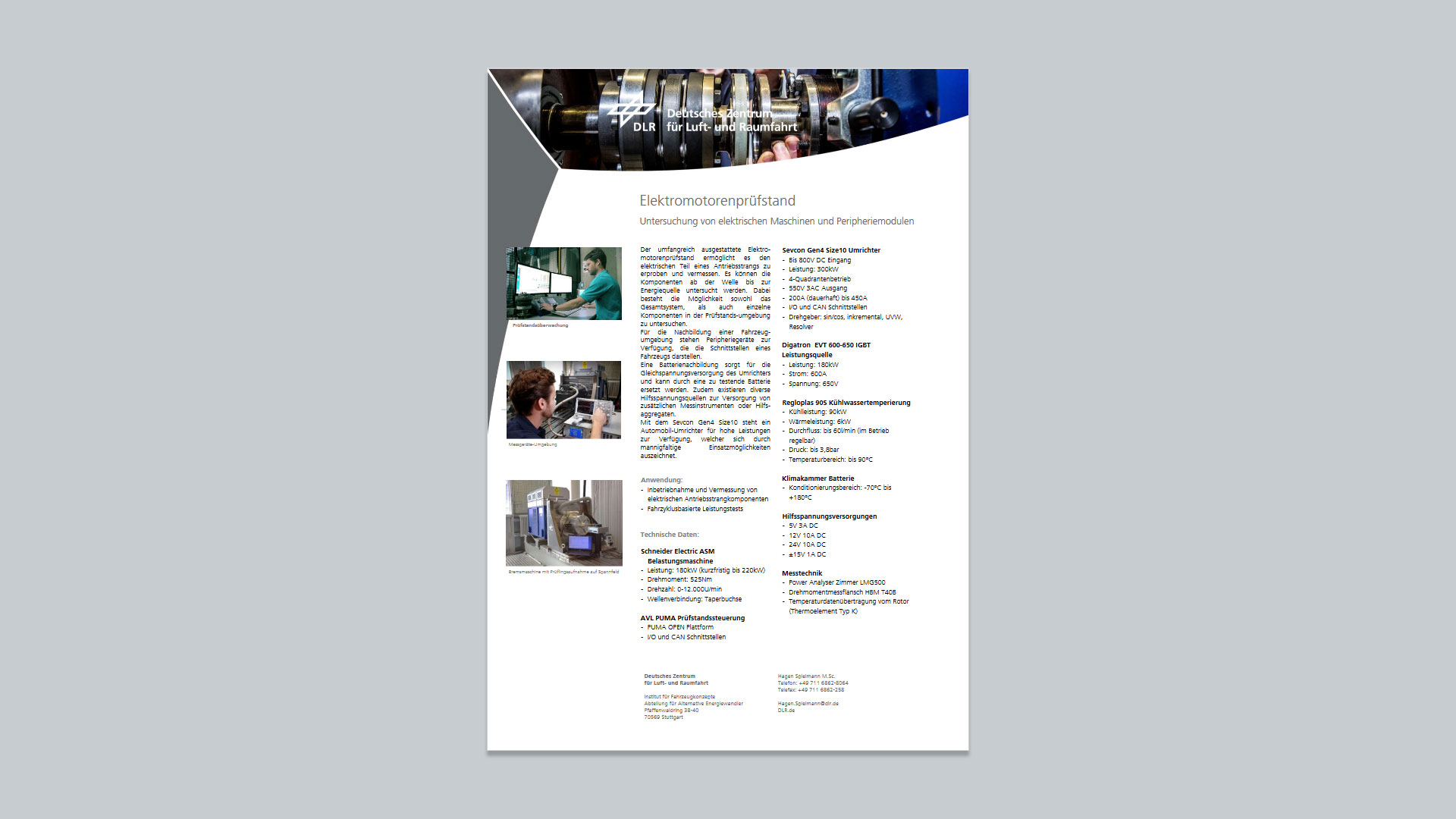 Cover Elektromotorenprüfstand