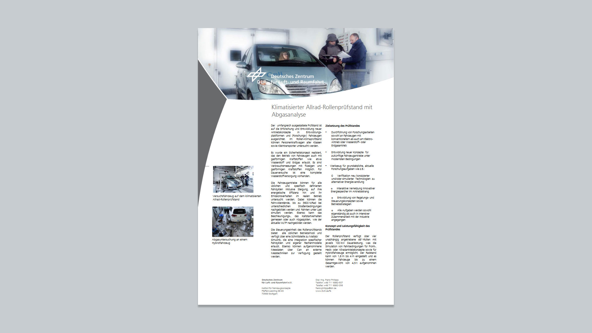 Cover Rollenprüfstand