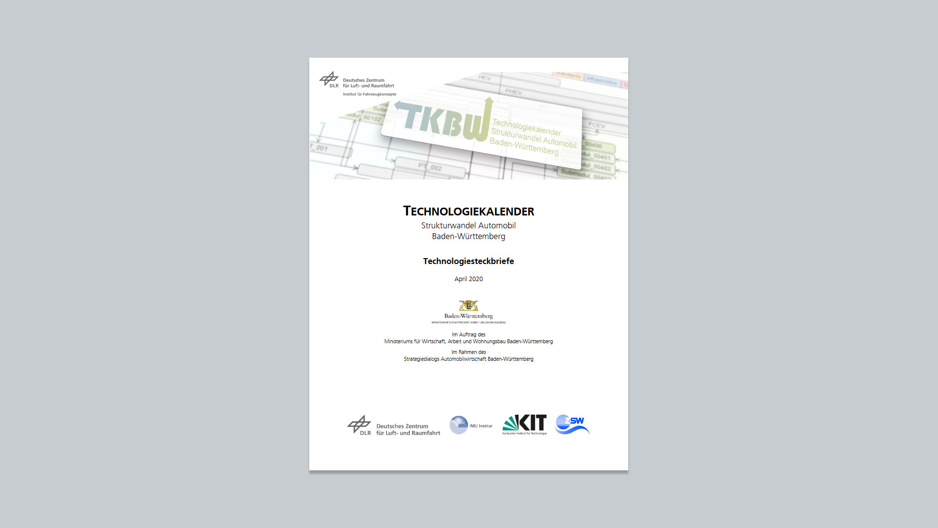 Cover Technologiesteckbriefe