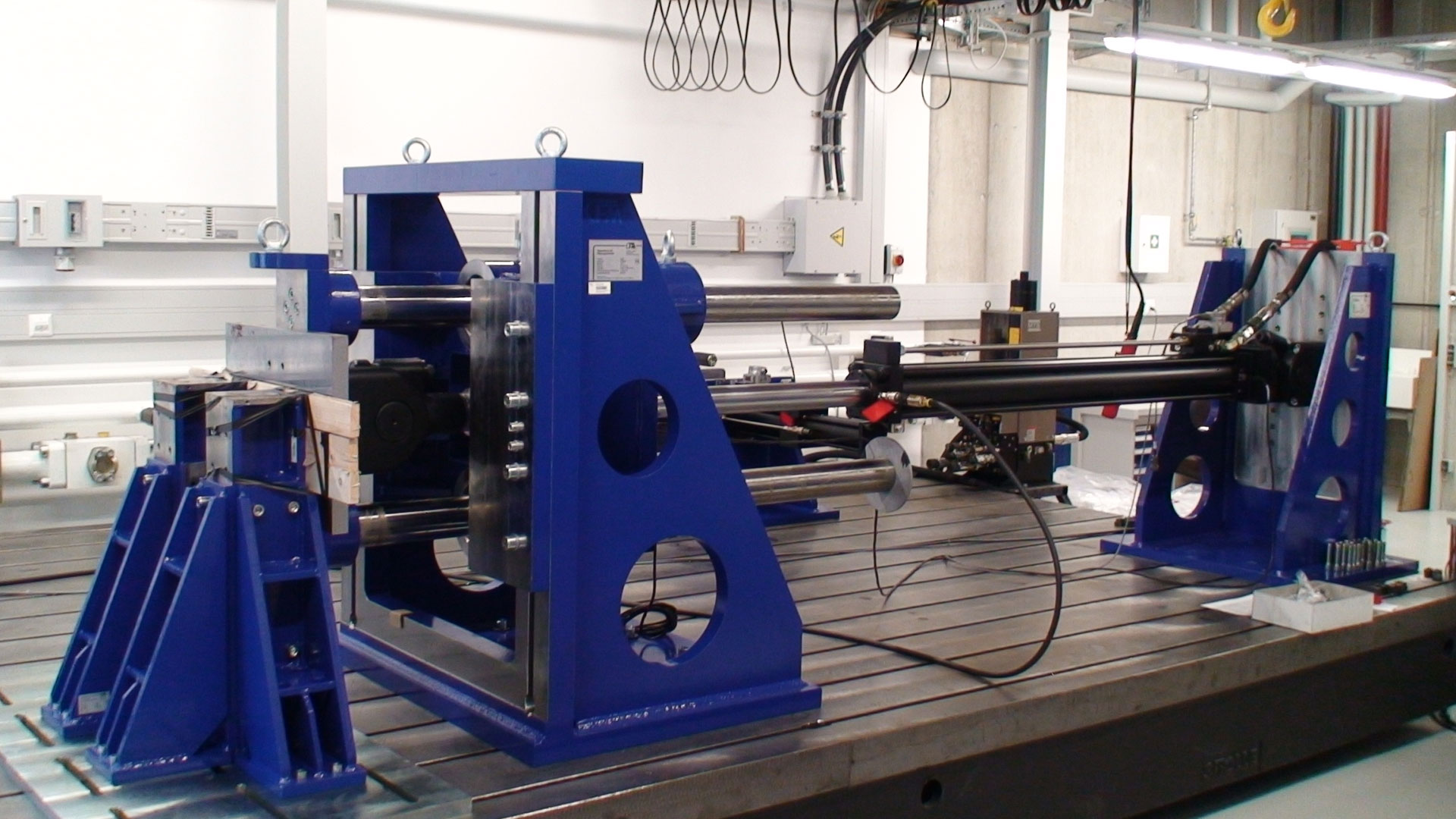 Spannfeld für Belastungsprüfung