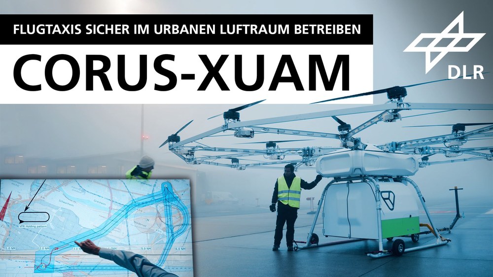 CORUS-XUAM: Flugtaxis sicher im urbanen Luftraum betreiben