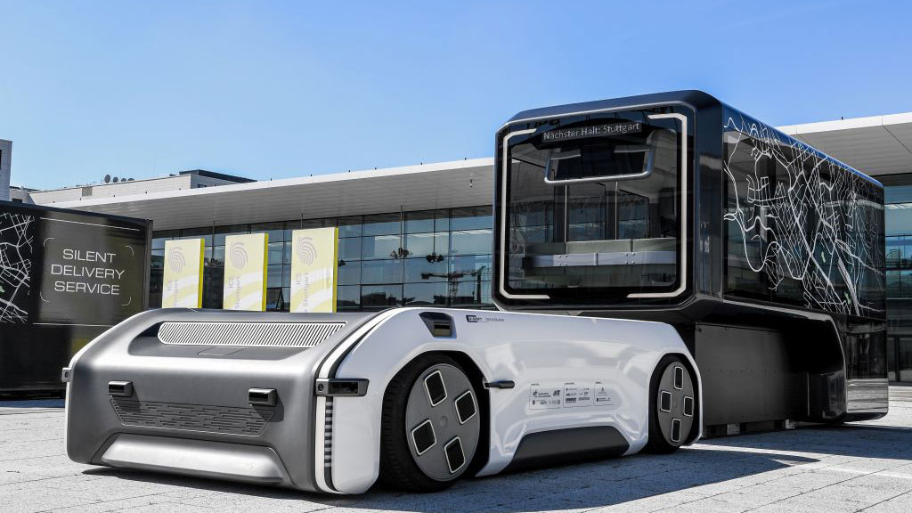 Die U-Shift Fahrzeugeinheit nimmt die Kabine auf.