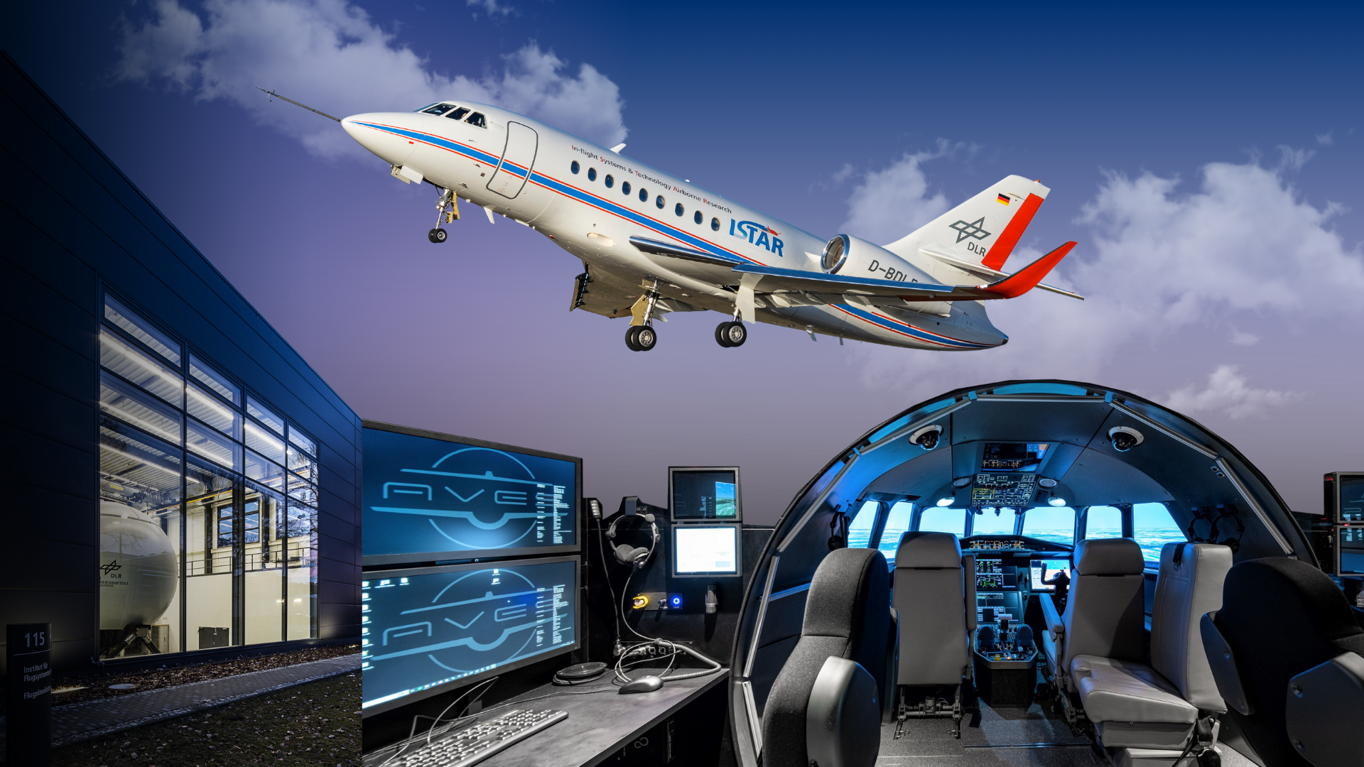 Abteilung für Flugdynamik und Simulation - AVES, ISTAR und ISTAR Simulations-Cockpit