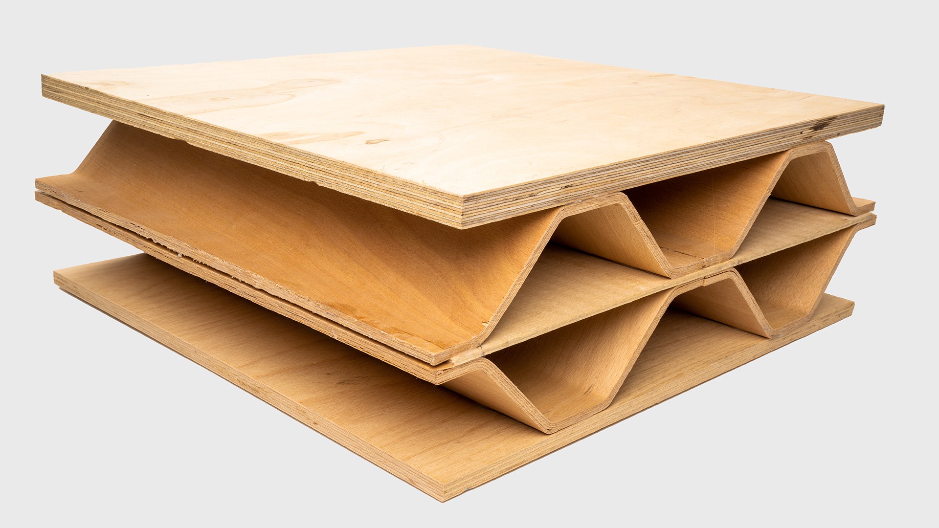 Holzstruktur Omega