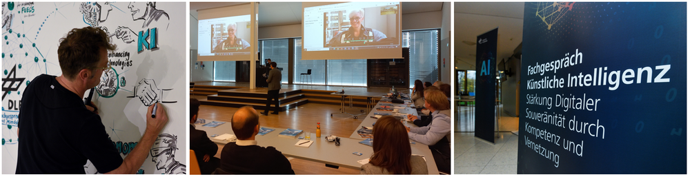 Unter dem Titel „Fachgespräch Künstliche Intelligenz 2022 – Ingenieurwissenschaftliche Herausforderungen und Ziele für Wirtschaft und Forschung“ trafen sich auf Einladung des DLR im November Repräsentanten aus Politik/Verbänden, Industrie, Wissenschaft und Forschung zum ersten KI Fachgespräch in Köln Porz. Akteure aus dem gesamten Bundesgebiet und aus anwendungsbezogenen Disziplinen, wie der Medizin, Robotik, Mobilität waren vertreten. Nach der Begrüßung durch die DLR Programmkoordination Digitalisierung führte Frank Köster (DLR Institut für KI-Sicherheit) inhaltlich durch die Veranstaltung. Keynotes von Armin Koehler (Bosch), Dr. Michael Rottmaier (Airbus Defence and Space), Roland Becker (JUST ADD AI) und Joerg Bienert (KI Bundesverband) haben die Relevanz von Industrie-Wissenschafts-Kooperationen und den nötigen Wissenstransfer betont. Die DLR Vorstandsvorsitzende Anke Kaysser-Pyzalla wies in ihrem Grußwort auf die besondere DLR Engineering Kompetenz hin und hob hervor, dass die KI Forschung interdisziplinär vorangetrieben werden muss. Mittelpunkt des Fachgespräches war das Thema AI Engineering. Dieses macht sich zur Aufgabe, Künstliche Intelligenz für den Einsatz in komplexen Systemen präzise zu definieren und für kommerzielle Anwendungen zu standardisieren. Insbesondere in sicherheitskritischen Bereichen sind angepasste Entwicklungsprozesse erforderlich. Aufgrund der langjährigen industrie- und sicherheitsrelevanten Forschung im DLR, profitiert das Thema KI-Sicherheit intern von einem breiten Erfahrungsschatz. Das Institut für KI-Sicherheit legt dazu einen expliziten Schwerpunkt auf die Absicherung von KI-Systemen im Hinblick auf Betriebs- und Angriffssicherheit (Safety & Security). Das Fachgespräch 2022 war der Auftakt zu einem interdisziplinären Austausch. Erstes Ziel ist ein gemeinsames Positionspapier, das unter Berücksichtigung von Impulsen aus der Wirtschaft die Positionen der KI-Forschungslandschaft konsolidiert und damit allen Partnern zugutekommt. Es soll die Anforderungen für die zukünftige Entwicklung von KI-Systemen in den Ingenieurswissenschaften benennen, die abgeleiteten Forschungsfelder und Themen hinsichtlich ihrer Bedarfe analysieren und eine Roadmap zur weiteren Intensivierung der Kooperation mit Wirtschaftspartnern aufzeigen. Next Step: Zweites Fachgespräch. Sie sind im AI Engineering, in der KI Sicherheitsforschung (KRITIS) oder KI Anwendung tätig und wollen sich an der Diskussion beteiligen? Bitte nehmen Sie Kontakt zu Hellen Tackenberg auf.