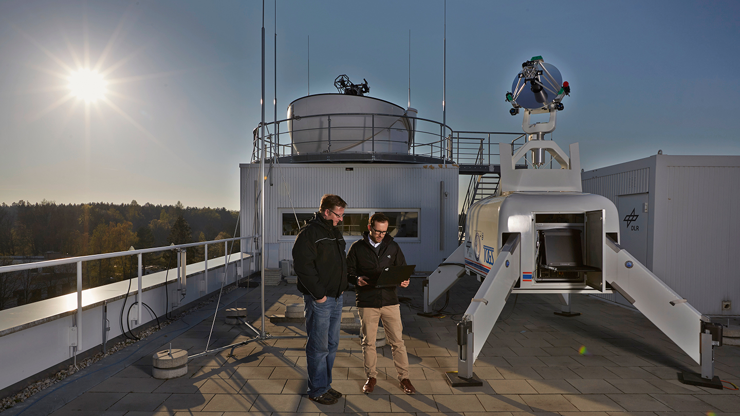 Transportable optische Bodenstation TOGS