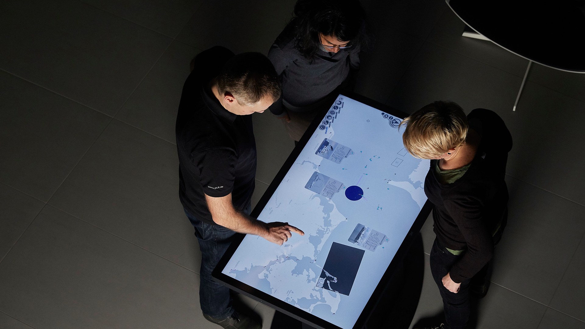 Interaktiver Lagetisch