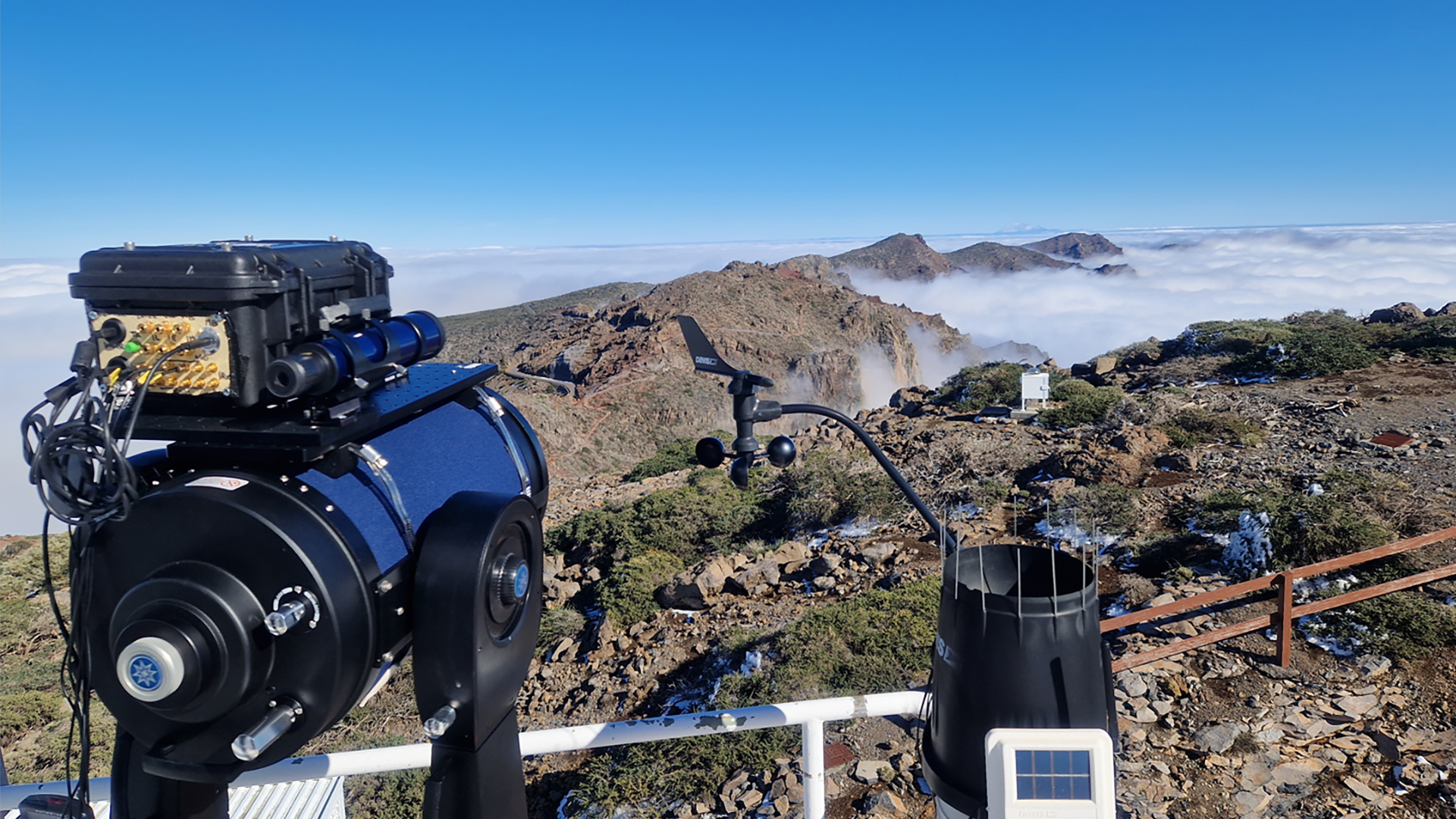 OSIRIS CubeISL - Messkampagne auf Teneriffa - Terminal