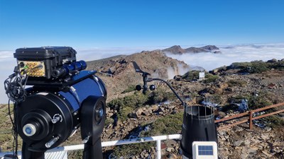 OSIRIS CubeISL - Messkampagne auf Teneriffa - Terminal