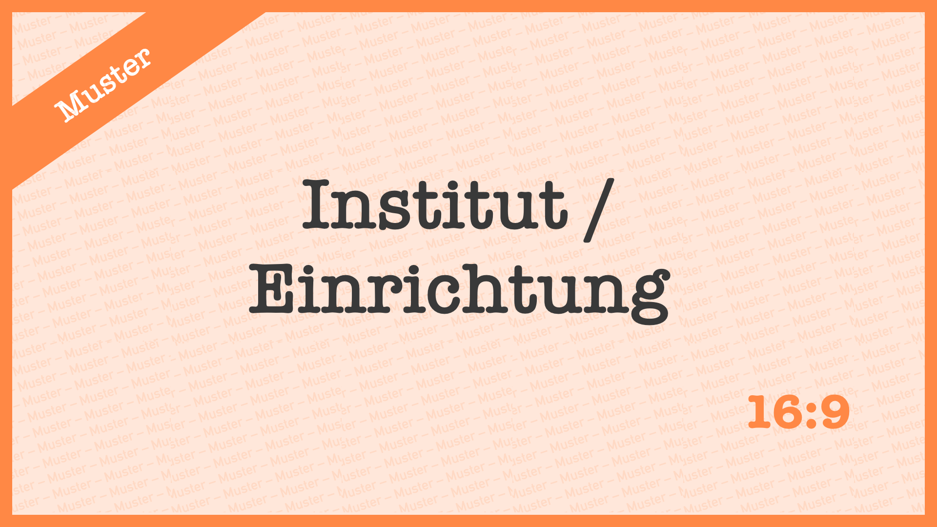 Institut / Einrichtung