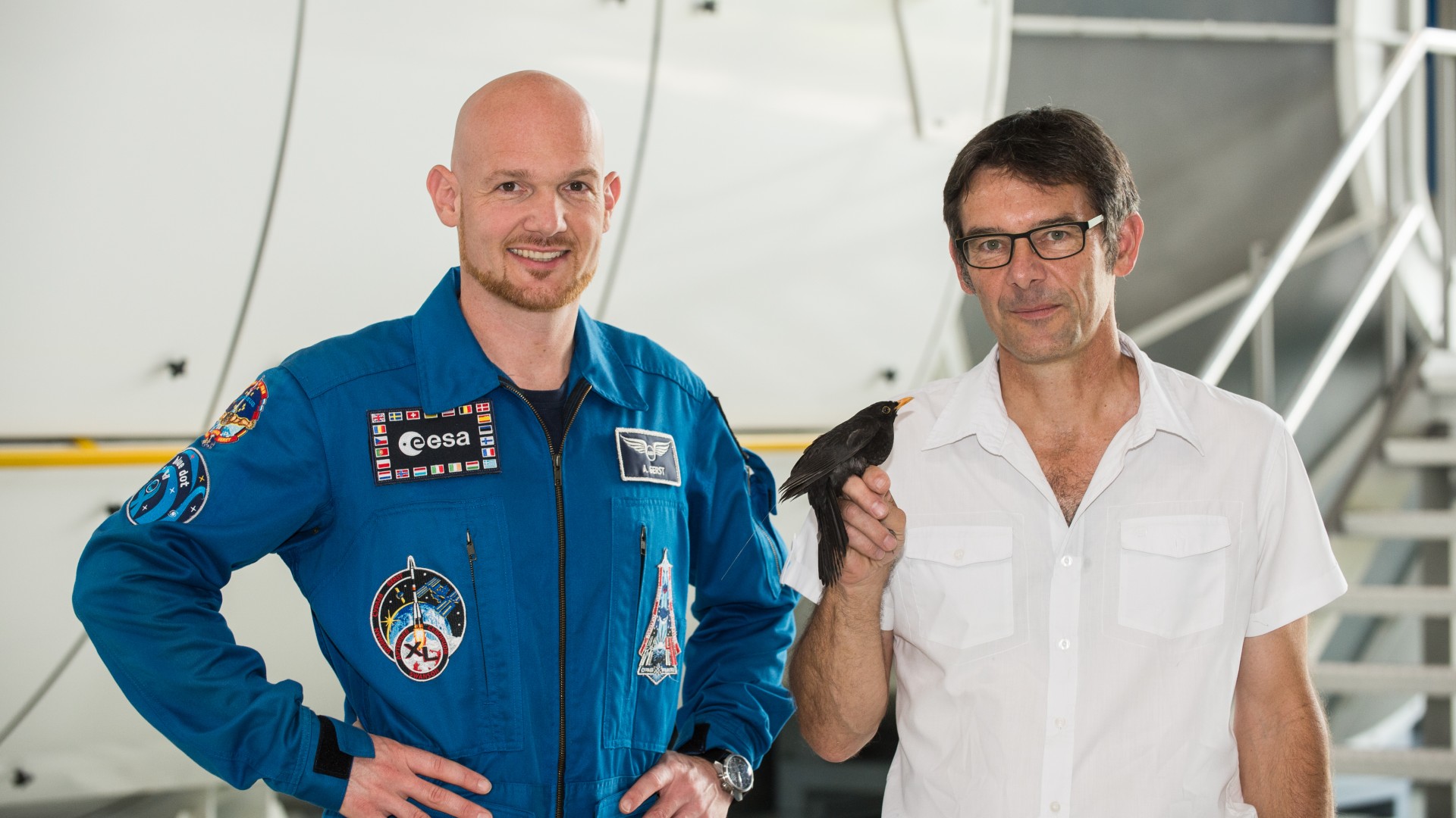 Alexander Gerst und Dr. Martin Wikelski