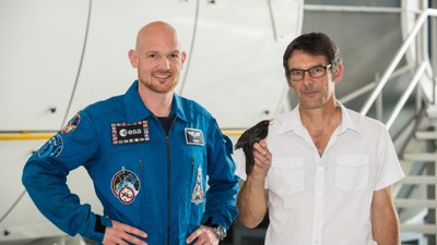 Alexander Gerst und Dr. Martin Wikelski